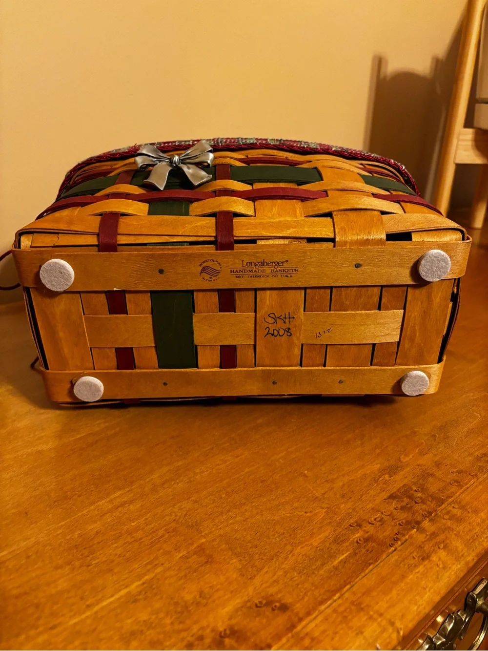 Longaberger 2008 Wrap It Up Basket Set